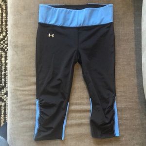 Under Armour Fly By Compression Capri Like New